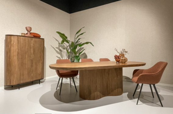 Ingerichte ruimte als inspiratie voor een interieur