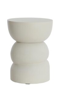 Azalio Bijzettafel Ø35x45 cm crème