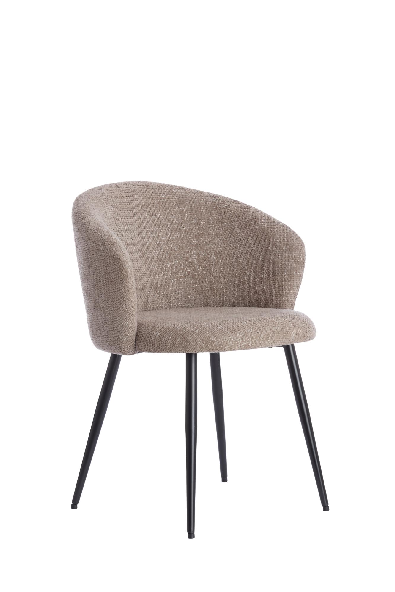 Radaja Eetkamerstoel 58x58x78 cm taupe+zwart