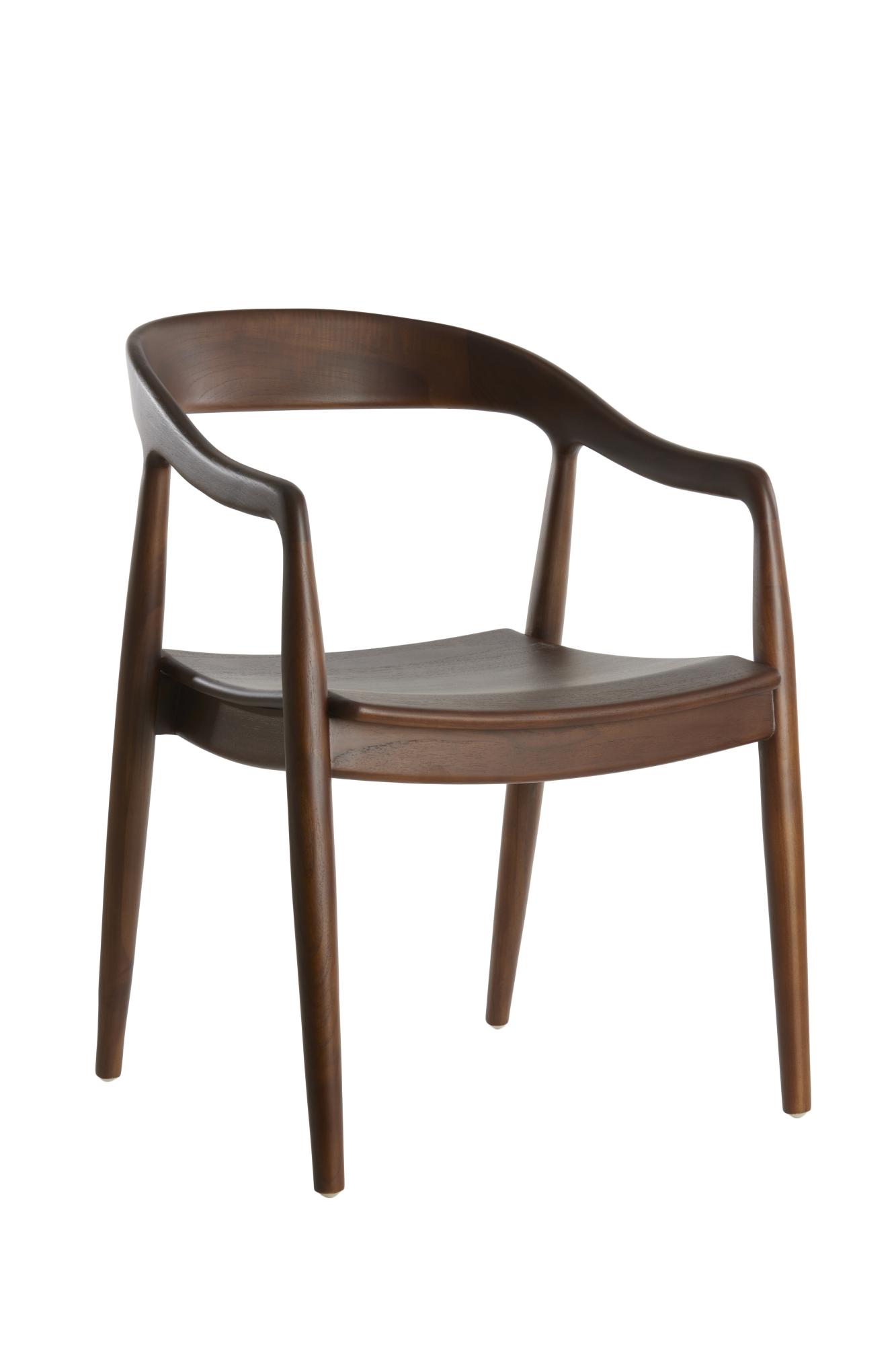 Palos Eetkamerstoel 60x58x83 cm hout donker bruin