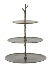 Tresa Etagere 3 laags 35x31x45 cm antiek brons
