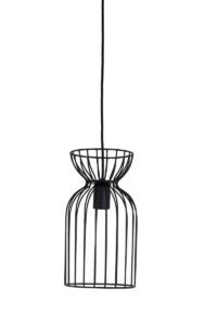 Lazar Hanglamp Ø18x34 cm mat zwart