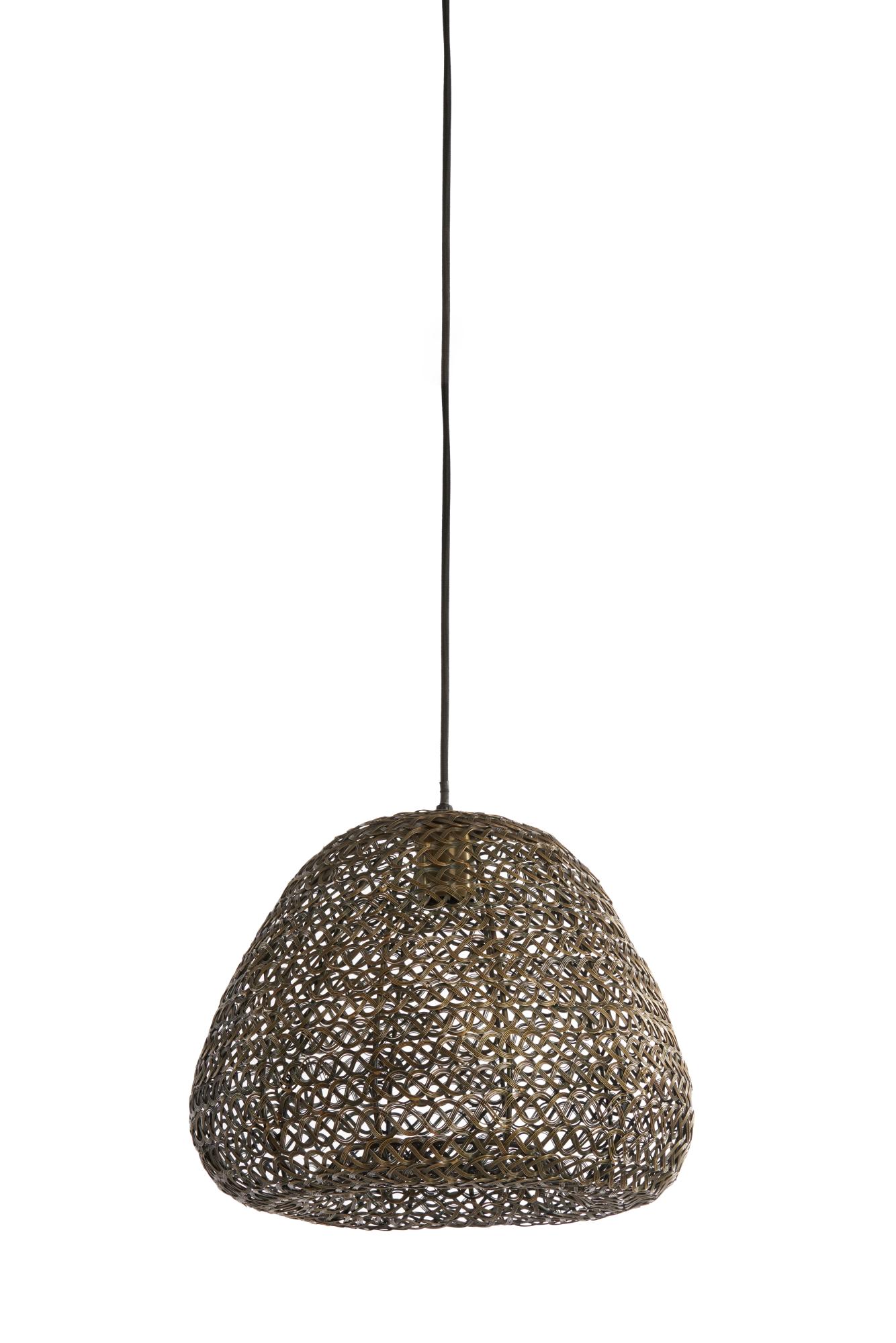 Finou Hanglamp Ø35x30 cm antiek brons