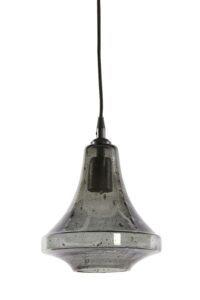 Dailyn Hanglamp Ø20x24 cm smoke glas+zwart