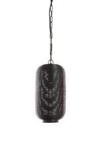 Tomek Hanglamp Ø21x44 cm mat zwart