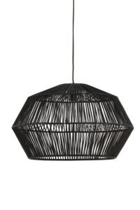 Deya Hanglamp Ø49x30 cm mat zwart