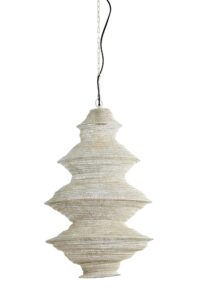 Nakisha Hanglamp Ø40x70 cm licht grijs