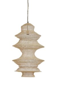 Nakisha Hanglamp Ø48x82 cm zand