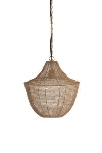 Sharika Hanglamp Ø40x44 cm mat beige