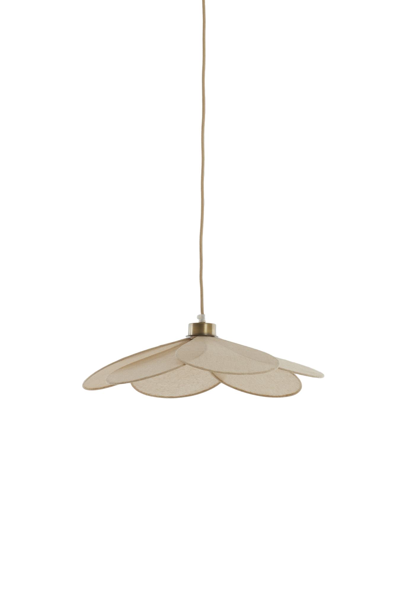 Fyano Hanglamp Ø46x13 cm zand