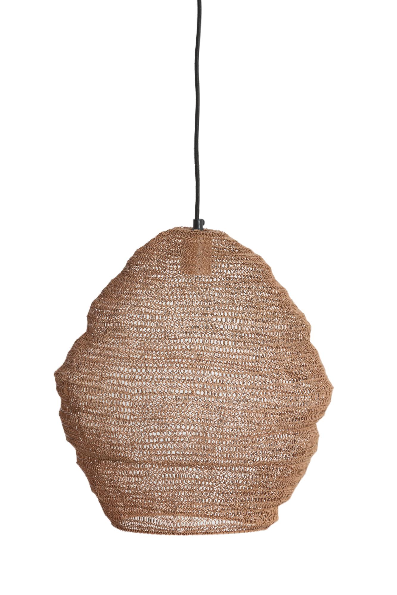 Nina Hanglamp Ø38x42 cm gaas terra