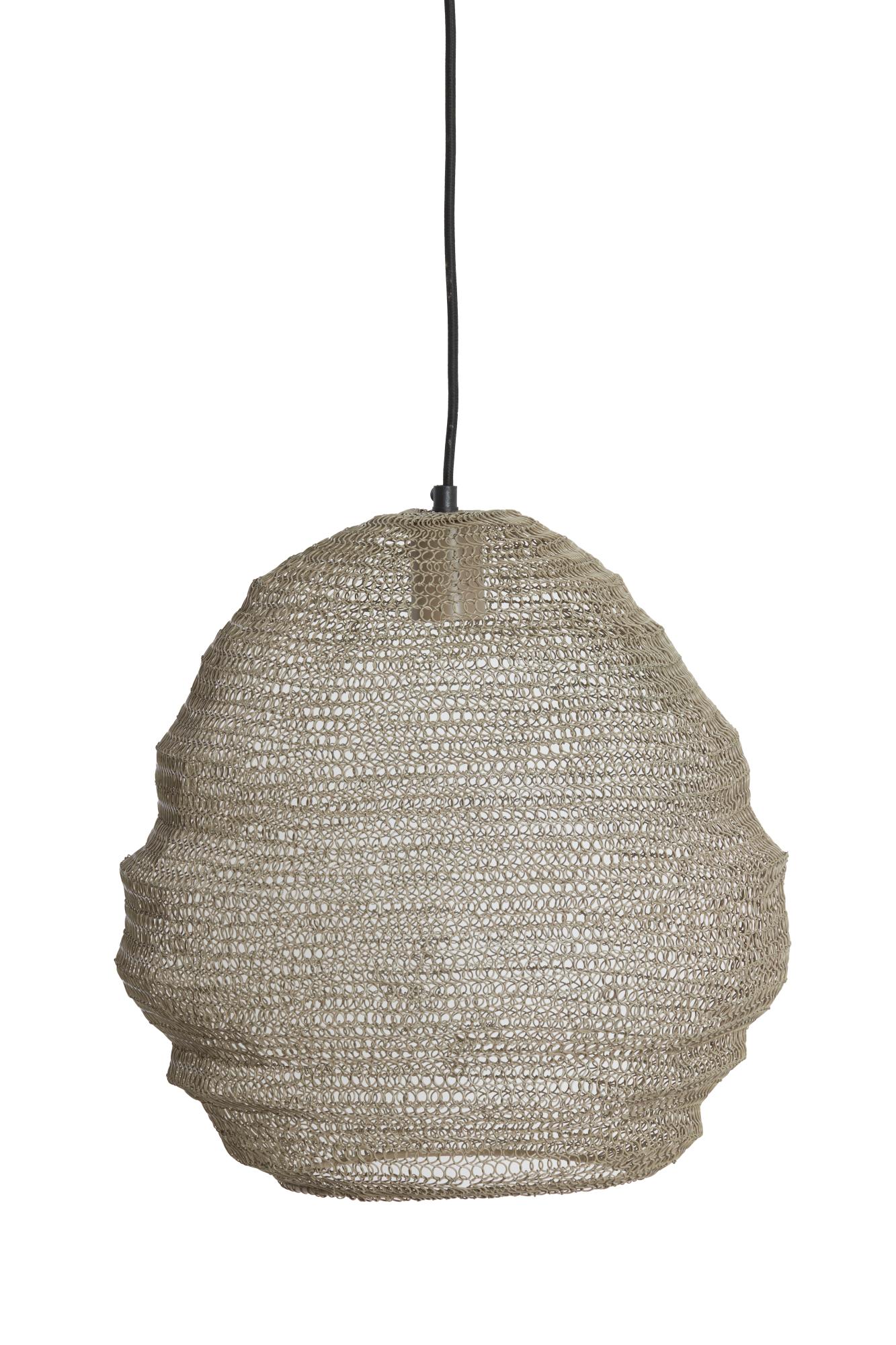 Nina Hanglamp Ø38x42 cm gaas taupe