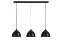 Kylie Hanglamp 3L 135x30x26 cm mat zwart-goud