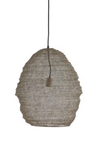 Nikki Hanglamp Ø45x60 cm gaas taupe