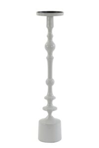 Sheva Kandelaar Ø11x54 cm glanzend licht grijs