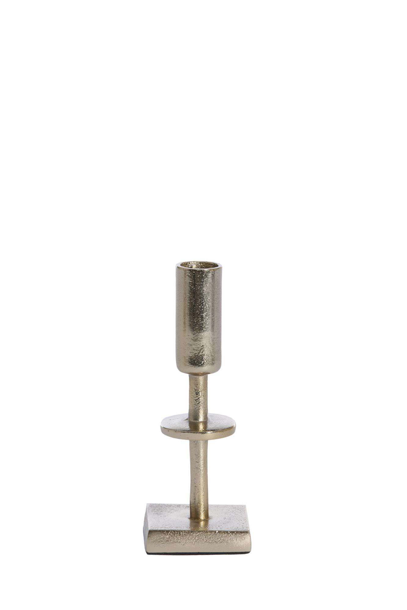 Kabira Kandelaar 6x6x17 cm licht goud