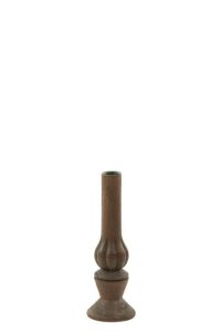 Tavola Kandelaar Ø9x25 cm hout mat roodbruin