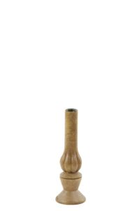 Tavola Kandelaar Ø9x25 cm hout mat bruin