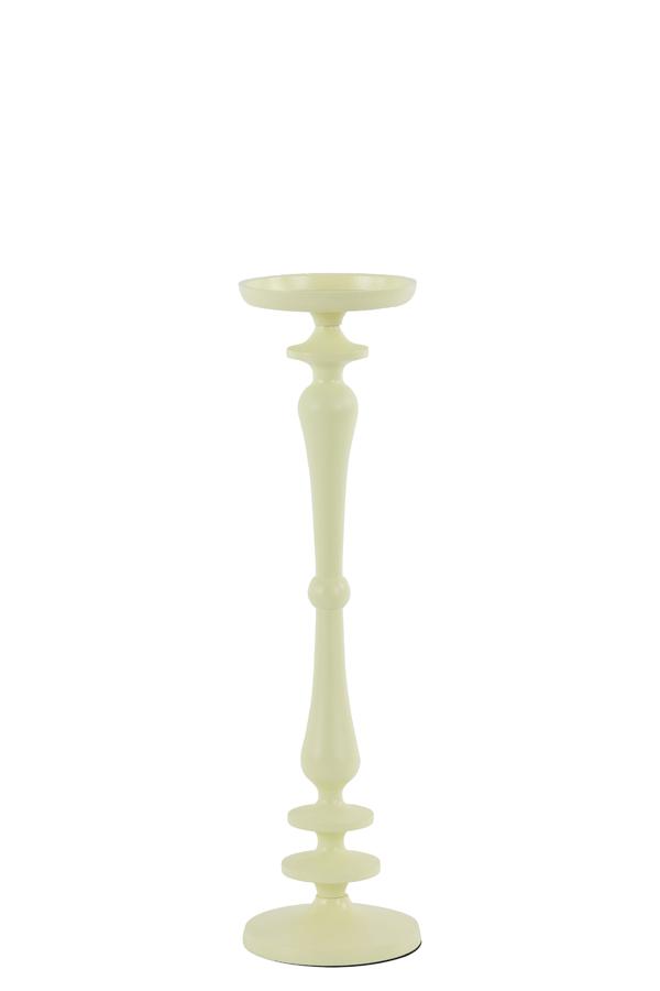 Yahvi Kandelaar Ø11x40 cm mat licht geel