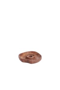 Lagoa Kandelaar Ø14x3 cm hout roodbruin