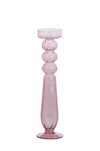 Formoso Kandelaar Ø9x38 cm glas licht roze