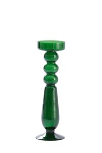 Formoso Kandelaar Ø9x30 cm glas donker groen