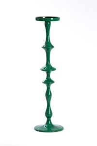 Vicari Kandelaar Ø14x51 cm glans groen