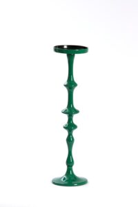 Vicari Kandelaar Ø12x44 cm glans groen