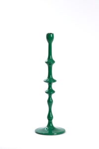Vicari Kandelaar Ø14x43 cm glans groen