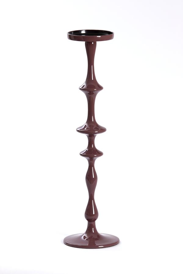 Vicari Kandelaar Ø14x51 cm glans aubergine