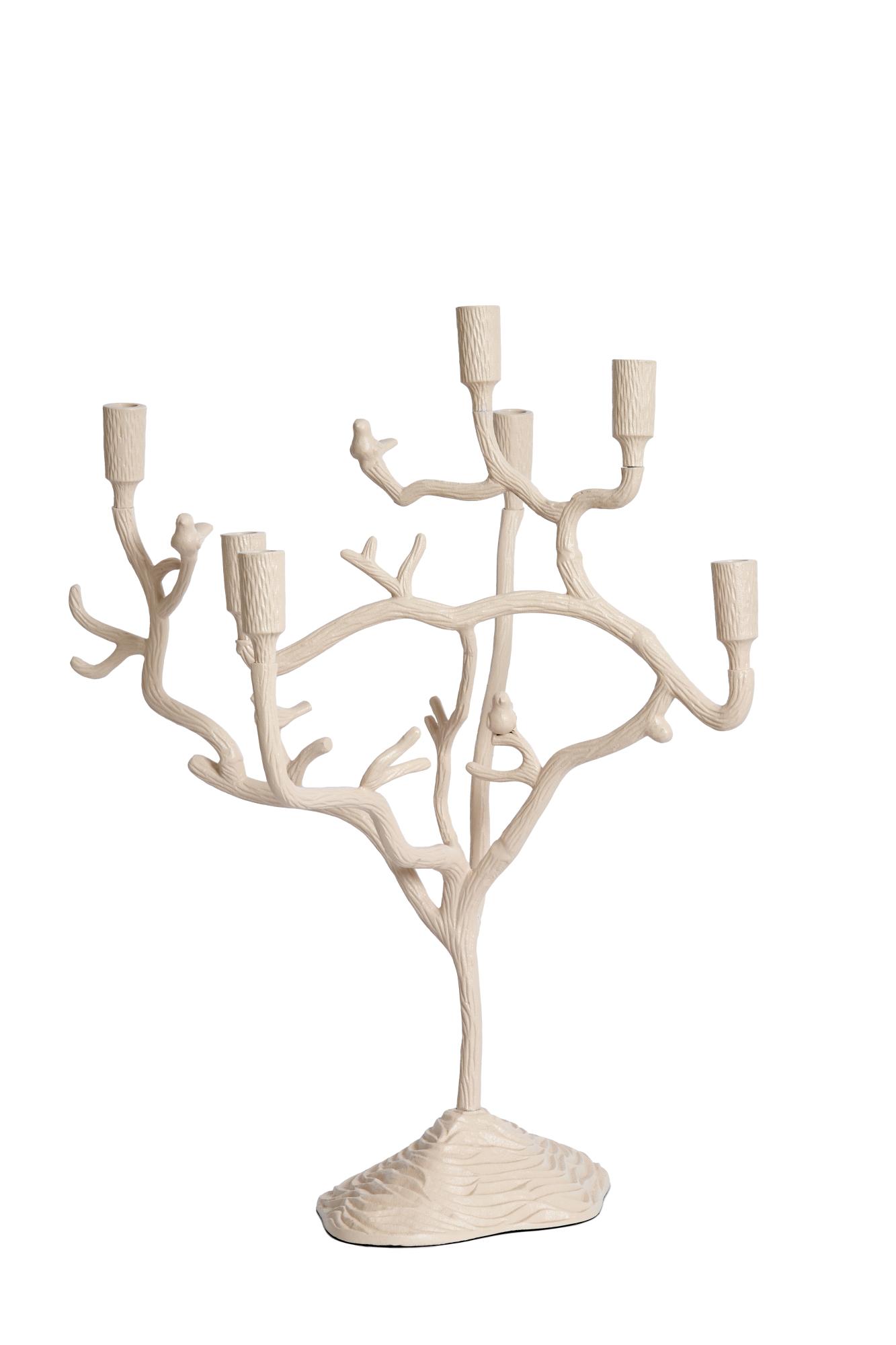 Jardia Kandelaar 7L 60x35x70 cm crème
