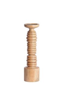 Bola Kandelaar Ø11x40 cm hout naturel