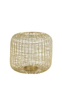 Skoop Windlicht Ø19x17 cm goud