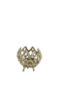 Siam Theelicht Ø10x9 cm licht goud