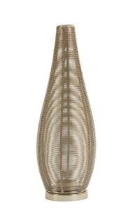 Suneka Theelicht Ø11x33 cm glanzend goud