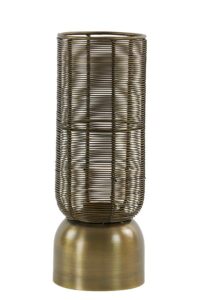 Lezura Windlicht Ø11x29 cm antiek brons