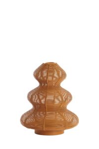 Christmas Theelichthouder Ø16x19 cm TREE oranje