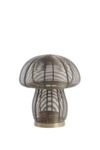 Mushroom Theelicht Ø20x24 cm antiek brons