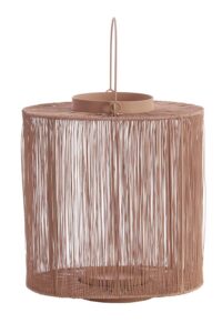 Banjo Lantaarn 28x20x30 cm oud roze