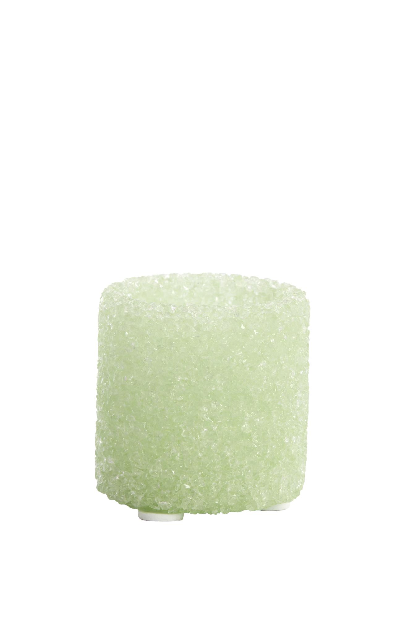 Morina Theelicht Ø7x7 cm glas mint