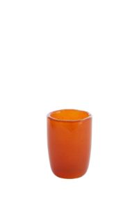 Borbona Theelicht Ø7x10 cm mat oranje