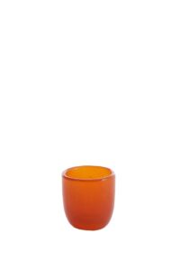 Borbona Theelicht Ø6x7 cm mat oranje