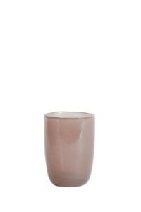 Borbona Theelicht Ø7x10 cm mat crème