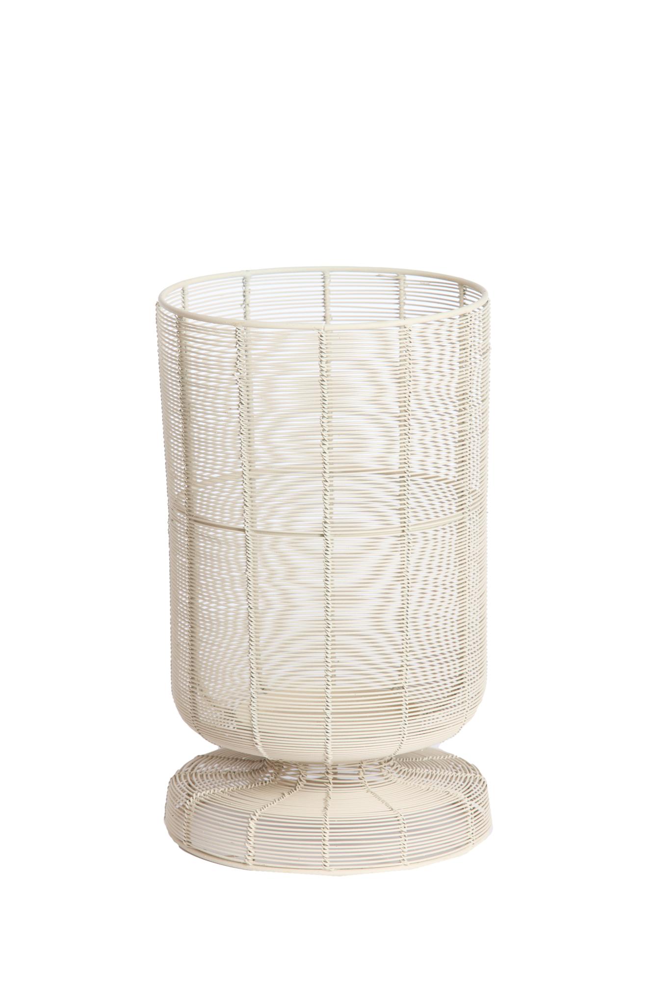 Diosto Theelicht Ø20x34 cm crème