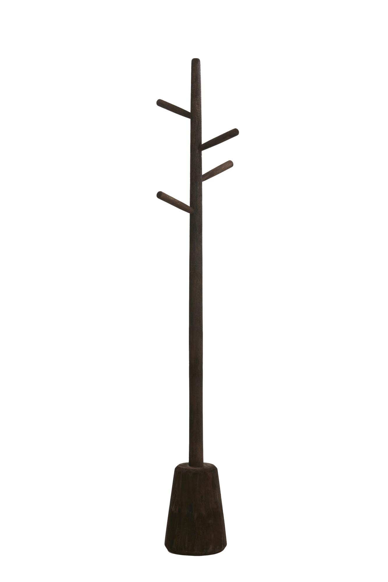Yenice Kapstok Ø20x152 cm hout chocolade bruin