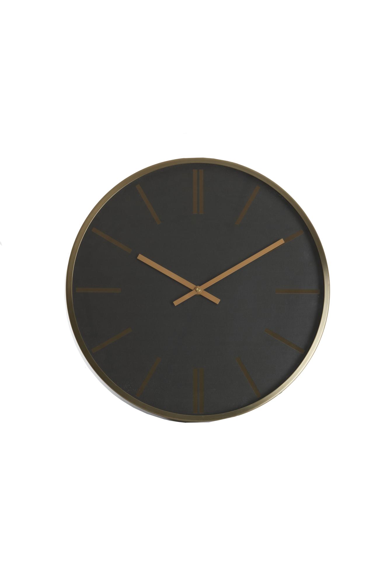Emporio Klok Ø40 cm zwart+goud