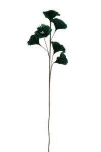 Flower Ornament 6 bloemen 25x90 cm donker groen