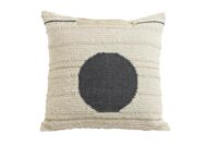 Doros Kussen 45x45 cm crème+zwart
