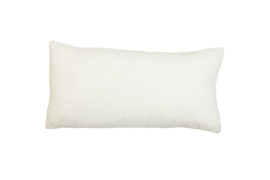 Teddy Kussen 60x30 cm crème