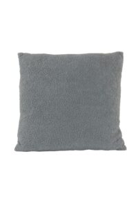 Teddy Kussen 45x45 cm grijs